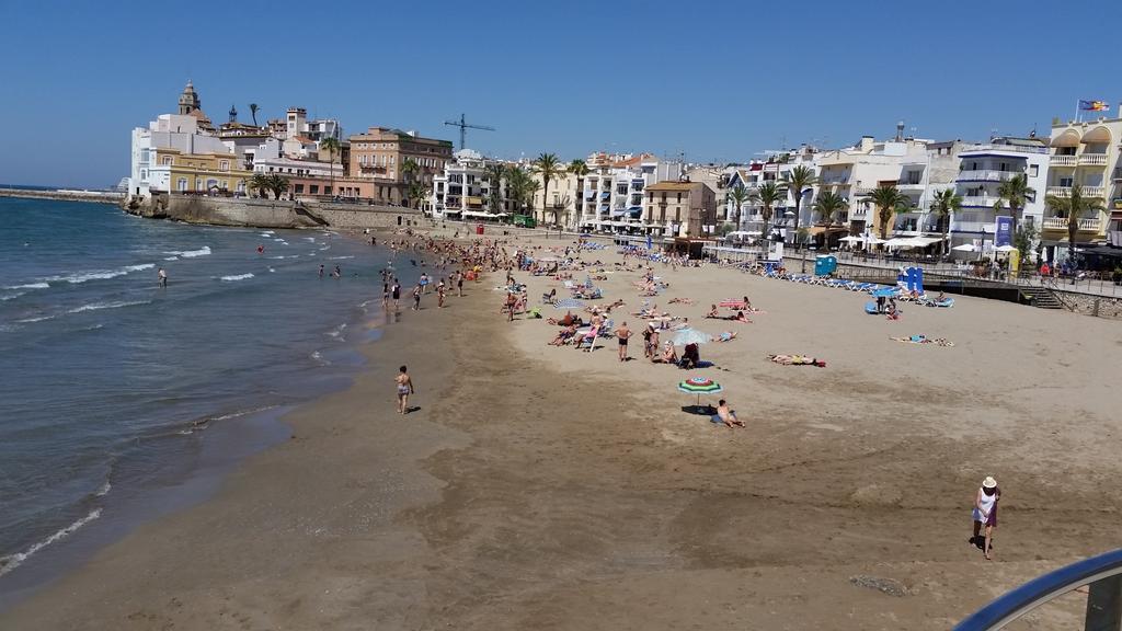 Apartamento zona playa de San Sebastian Sitges Habitación foto
